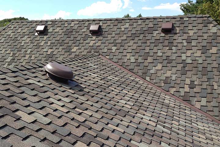 roof shingles and roof vents
